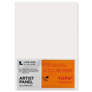 Yupo Pre-Mounted Aluminum Artist Panel 5 X7 -For Dry Media (Pack of 3)