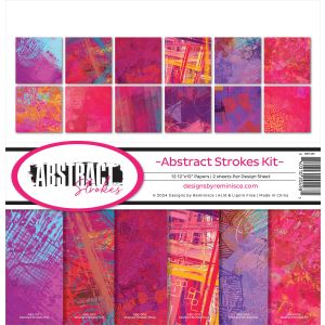 Reminisce Collection Kit 12 X12 -Abstract Strokes (Pack of 1)
