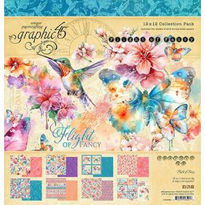 Graphic 45 Collection Pack 12 X12 -Flight Of Fancy (Pack of 1)