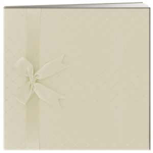 Pioneer Fabric Ribbon Scrapbook 12 X12 -20 Pages, Diamond (Pack of 1)