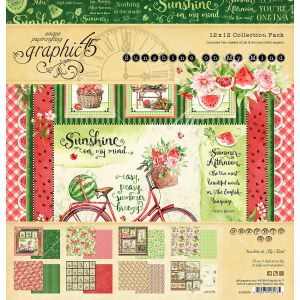 Graphic 45 Collection Pack 12 X12 -Sunshine On My Mind (Pack of 1)