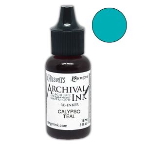 Dyan Reaveley Dylusions Archival Reinkers-Calypso Teal (Pack of 3)