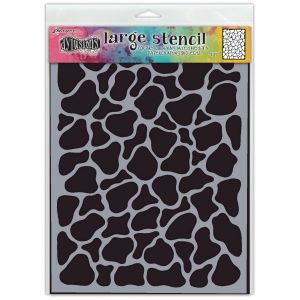 Dyan Reaveley Dylusions Stencil-Urchins, Large (Pack of 3)