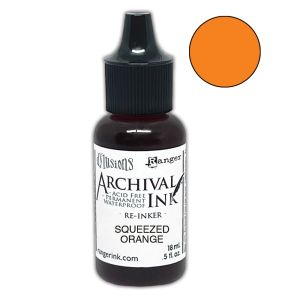 Dyan Reaveley Dylusions Archival Reinkers-Squeezed Orange (Pack of 3)