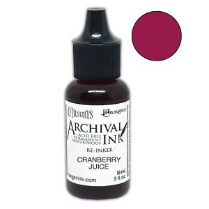 Dyan Reaveley Dylusions Archival Reinkers-Cranberry Juice (Pack of 3)