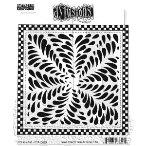 Dyan Reaveley\'s Dylusions Cling Stamp Collections 8.5 X7 -Fernilicious (Pack of 1)