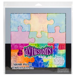 Dyan Reaveley\'s Dylusions Square Puzzle Template-Stencil (Pack of 1)
