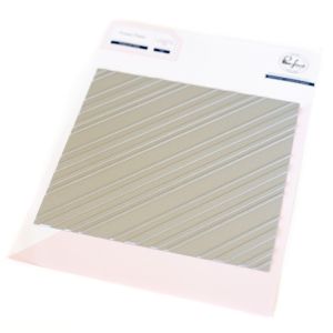 Pinkfresh Studio Press Plate-Diagonal Plaid (Pack of 1)