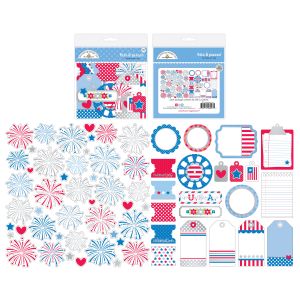 Doodlebug Odds & Ends Bits & Pieces Die-Cuts-Hometown USA (Pack of 1)