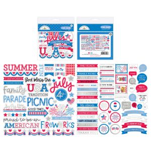 Doodlebug Odds & Ends Chit Chat Die-Cuts-Hometown USA (Pack of 1)