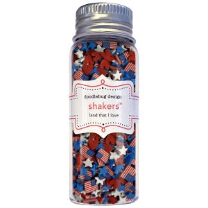 Doodlebug Shakers-Land That I Love, Hometown USA (Pack of 3)
