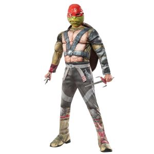 Rubie's Costume Kids Teenage Mutant Ninja Turtles 2 Deluxe Raphael Costume, Small