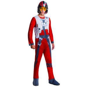 Rubie's Costume Star Wars Episode VII: The Force Awakens Value Poe Child Costume, Large , Red