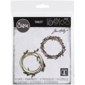 Sizzix Thinlits Dies By Tim Holtz - Funky Wreath