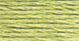 DMC 6 Strand Embroidery Cotton 8.7yd Light Yellow Green Weight is 0.12