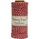 Hemptique Cotton Bakers Twine Spool 2 Ply 410 Red