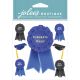 Jolees Seasonal Stickers Graduation Caps and Ribbons