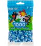 Perler Striped Beads 1000 Per Pkg Jewel Tone Blue