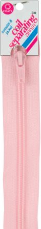 Coats Coil Separating Zipper 18 Inch Light Pink