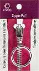Coats Zipper Pull Silver 1 Inch Ring