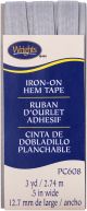 Wrights Iron On Hem Tape .5 Inch X3yd Silver