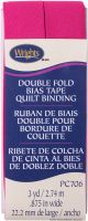 Wrights Double Fold Quilt Binding .875 Inch X3yd Hot Magenta