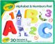 Crayola Alphabet and Numbers Pad 10Inch X8Inch 30 Sheets 1 Pack of 30 Pieces