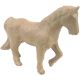 Paper Mache Figurine 4.5 inch Trotting Horse