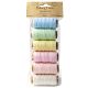Hemptique Cotton Baker s Twine Mini Spool Set 2 Ply 65 Creamy Pastel
