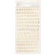 Maggie Holmes Carousel Thickers Stickers 353 Per Pkg Happy Alphabet Per Gold Mint Green Foam