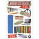 Paper House 3D Stickers 4.5 inch X7.5 inch High School