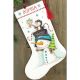 Dimensions Counted Cross Stitch Kit 16inches Long Jolly Trio Stocking 14 Count 