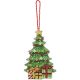 Dimensions/Susan Winget Plastic Canvas Ornament Kit Tree 3 inch X4.75 inch 14 Count 