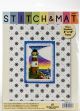 Design Works Stitch and Mat Counted Cross Stitch Kit 3 inch X4.5 inch Lighthouse 18 Count 