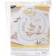 Bucilla Stamped Cross Stitch Crib Cover Kit 34 inch X43 inch Sweet Baby