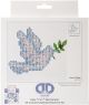 Diamond Dotz Diamond Art Kit 4 inch X4 inch Dove Of Peace