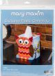 Mary Maxim Plastic Canvas Tissue Box Kit 5 inch Owl 7 Count