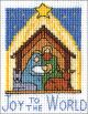Design Works Counted Cross Stitch Kit 2 inch X3 inch Nativity 14 Count 