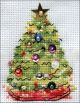 Design Works Counted Cross Stitch Kit 2 inch X3 inch Christmas Tree 14 Count 