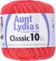 Aunt Lydias Classic Crochet Thread Size 10 Bright Coral