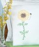 Jack Dempsey Stamped Pillowcases with White Perle Edge 2 Per Pkg Sunflower