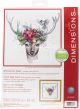 Dimensions Counted Cross Stitch Kit 12 inch X12 inch Woodland Deer 14 Count 