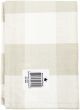 Dunroven House Flat Weave Tea Towel 20 inch X28 inch Natural and Cream 3 inch Check