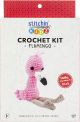 Fabric Editions Stitchin Kidz Crochet Kit Flamingo