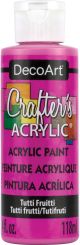 Crafters Acrylic All Purpose Paint 4oz Tutti Fruitti Pink