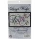 Design Works Counted Cross Stitch Kit 5 Inch X7 Inch Faith 14 Count