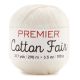 Premier Yarns Cotton Fair Solid Yarn White Pack of 1 Skein