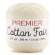 Premier Yarns Cotton Fair Solid Yarn Cream Pack of 1 Skein