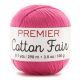 Premier Yarns Cotton Fair Solid Yarn Bright Pink Pack of 1 Skein