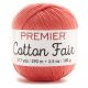 Premier Yarns Cotton Fair Solid Yarn Bright Peach Pack of 1 Skein